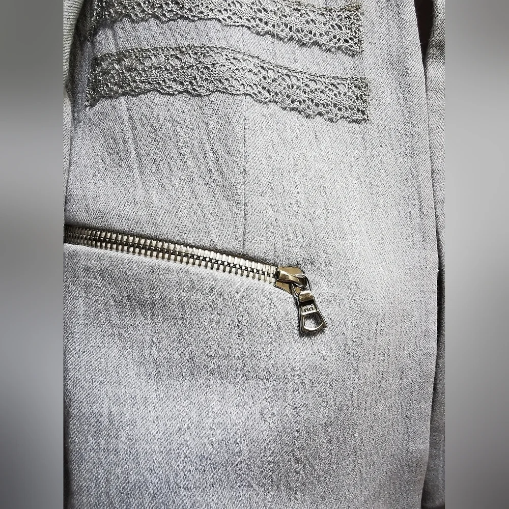 Sandro Paris Blazer Baby Blue size 40  european ptp 19" - Picture 6 of 16